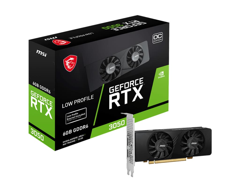 MSI GeForce RTX 3050 LP 6G OC product image