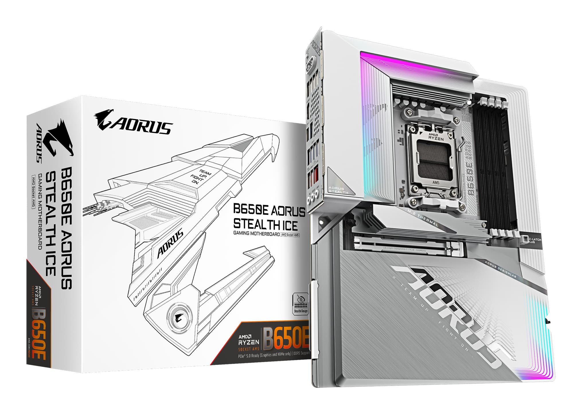 Gigabyte B650E Aorus Stealth Ice product image
