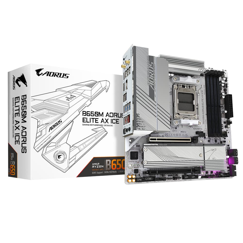 Gigabyte B650M Aorus Elite AX Ice product image